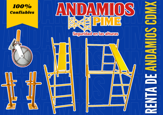 Conteo físico e inventario de renta de andamios cdmx